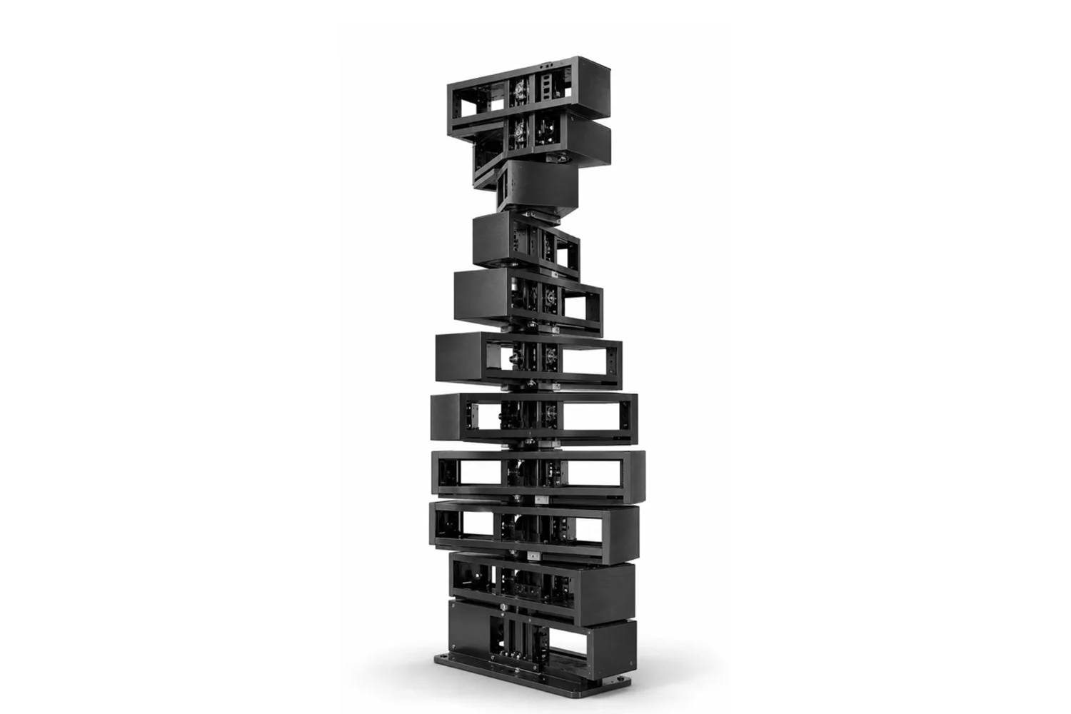 Home Indoor multi-layer rotating LED tower mechanical structure