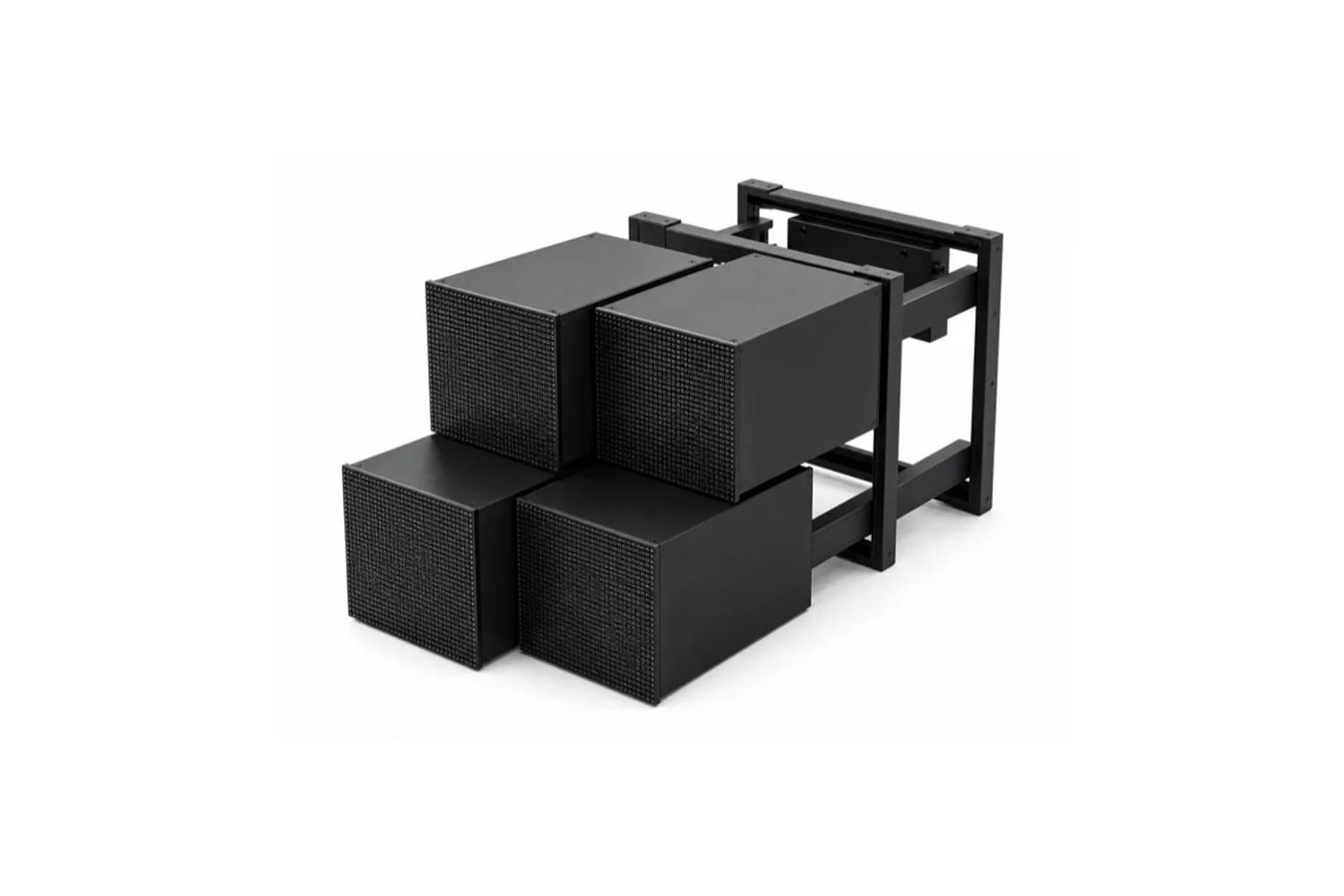 Home Telescopic matrix wave LED screen mechanical structure